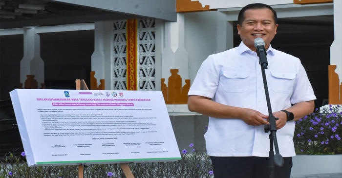 Gubernur NTB, Lalu Muhamad Iqbal.