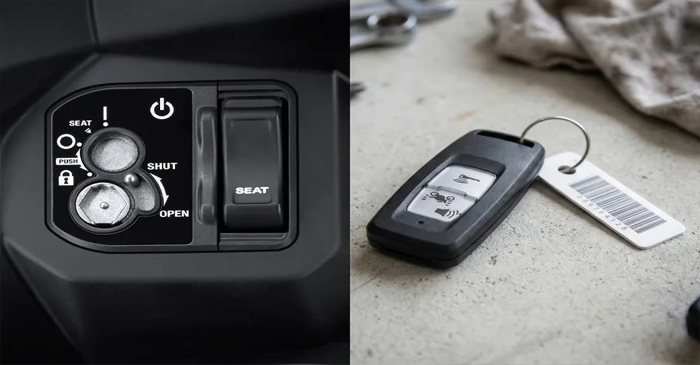 Fitur Keyless dan Smart Key pada Motor.