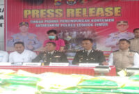 Suasana konferensi pers.