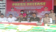 Suasana konferensi pers.