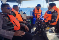 Tim SAR gabungan terus berupaya mencari seorang penumpang yang dilaporkan jatuh dari KMP Belida.