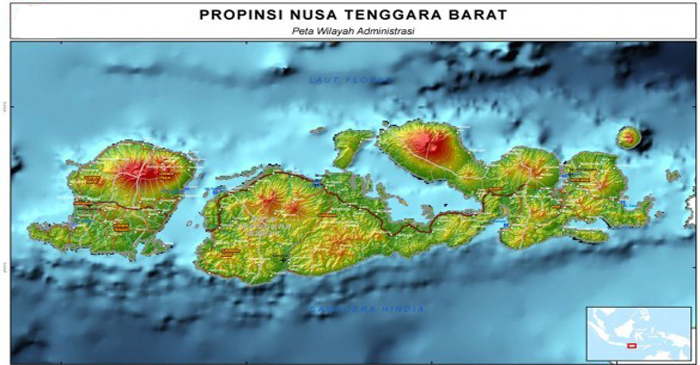 Peta NTB.