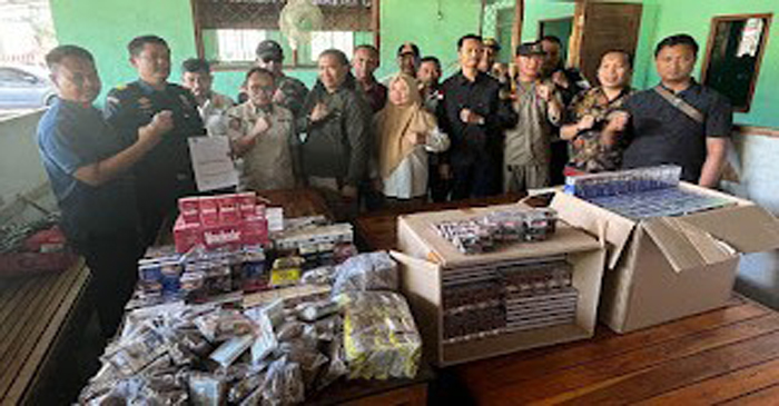 Sebanyak 35.788 batang rokok ilegal berhasil diamankan Satgas Barang Kena Cukai (BKC) Ilegal Provinsi NTB, di Kabupaten Sumbawa. 