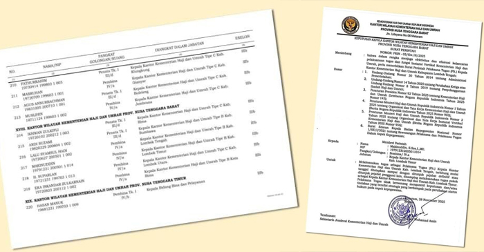 SK Kemenhaj RI vs SK Kakanwil Kemenhaj NTB.