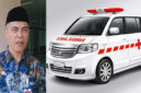 Kadis Kominfotik NTB, H Yusron Hadi (kiri) dan Mobil Ambulans (kanan).