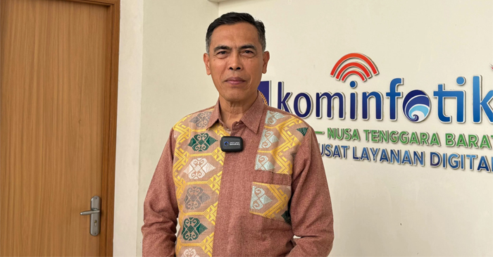 Kadis Kominfotik NTB, H Yusron Hadi.