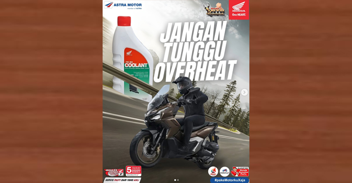 Jangan tunggu mesin overheat.