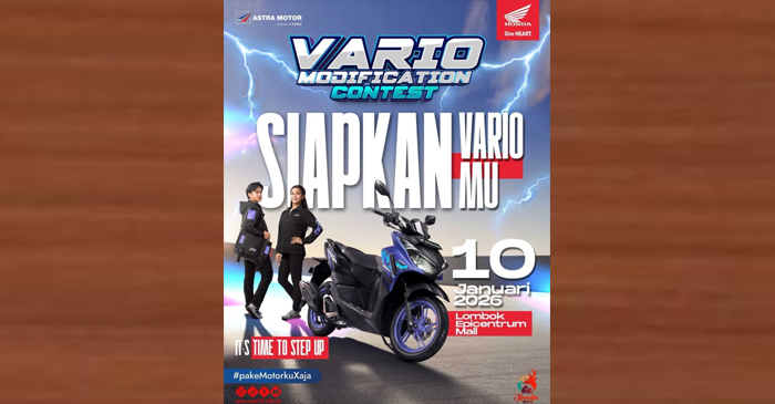 Astra Motor NTB menggelar Vario Modification Contest di Mataram.