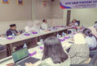 Suasana Rapat Umum Pemegang Saham Luar Biasa (RUPS LB) PT GNE, di Ruang Rapat Kantor PT GNE, Jalan Selaparang Mataram, Rabu (7/1/2026).