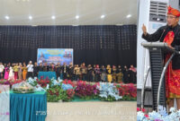 Suasana peringatan Harlah ke-3 DPW ASLI Papua, di Aula LPTQ Kotaraja, Abepura, Jayapura, Ahad (25/1/2026).