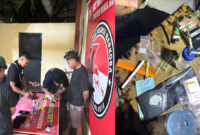 Tm Satresnarkoba Polres Bima Kota berhasil mengamankan pelaku pengedar sabu dan barang bukti (BB).