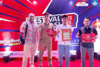 Perwakilan NTB yang berhasil meraih dua penghargaan pada final nasional, yaitu Best Main Dealer Terbaik 3 dan Terbaik 2 SMK Mitra Binaan Tempat Uji Kompetensi wilayah Bali, NTB, Kalimantan, Sulawesi & Papua.
