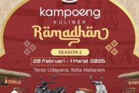 Astra Motor NTB bersama jaringannya menghadirkan Kampoeng Kuliner Ramadan Season 2 yang digelar di Teras Udayana.