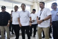 Menkes RI, Budi Gunadi Sadikin bersama Gubernur NTB, Lalu Muhamad Iqbal saat meninjau langsung progres pembangunan dan kesiapan layanan RSUD Kota Bima, Jumat (27/2/2026).