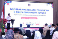 Suasana kegiatan Musrenbang Tematik Pendidikan, di Ruang Rapat Bupati Loteng Lantai 5 Puspem Kantor Bupati Loteng, pada Rabu (11/2/2026). 
