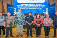 Suasana pose bersama di sela-sela kegiatan Workshop Implementasi Perjanjian Kerja Sama Optimalisasi Pemungutan Pajak Pusat dan Pajak Daerah (PKS OP4D), Kamis (5/2/2026).