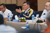 Plh Sekda NTB, HL Moh. Faozal saat Rakor Inflasi, di Hotel Golden Palace Mataram, Rabu (11/2/2026).