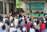 Suasana sosialisasi Raperda tentang Perlindungan PMI, di Aula Yayasan Darussalimin, Desa Kateng, Kecamatan Praya Barat, Kabupaten Lombok Tengah (Loteng), pada Selasa (17/2/2026).