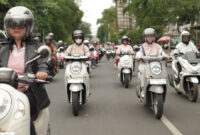 Sebanyak 30 karyawan perempuan (Ladies) Astra Motor NTB menggelar kegiatan touring bertajuk 