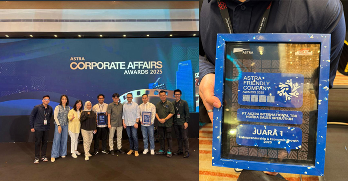 UMKM Madu Trigona Bawa Astra Motor Raih Prestasi Bergengsi di Corporate Affairs Awards 2025