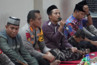 Suasana buka puasa bersama yang digelar Ditpolairud Polda NTB di Hanggar Pejuang Tangguh Polda NTB.(13/3/2026).