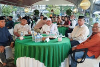 Suasana buka puasa bersama di kediaman Brigjen Pol. Lalu Muhammad Iwan Mahardan, S.IK., M.M., Sabtu (14/3/2026).