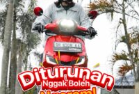 Ini tips berkendara di jalan turunan.