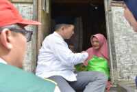 Gubernur NTB, Lalu Muhammad Iqbal saat melakukan kunjungan kerja di Kelurahan Telaga Bertong, Kecamatan Taliwang, Kabupaten Sumbawa Barat (KSB), Jumat (13/3/2026).