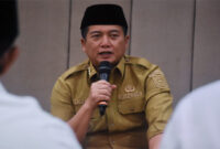 Gubernur NTB, Lalu Muhamad Iqbal saat menghadiri buka puasa bersama pemangku kepentingan ekonomi, pelaku bisnis, dan investor, di Pendopo Gubernur NTB, Senin (16/3/2026).