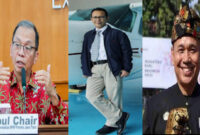 DARI KIRI: Abul Chair, Ahmad Saufi, dan Ahsanul Khalik.