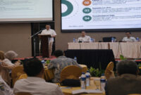 Suasana Lokakarya Integrasi Portal NTB Satu Data dengan Portal PELITA Kemendagri dan Satu Data Kabupaten/Kota se-NTB, yang digelar di Golden Palace Hotel Mataram, Rabu (15/4/2026).