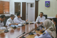 Suasana rapat pimpinan pelaksanaan program MBG, di Ruang Rapat Anggrek, Kantor Gubernur NTB, Rabu (1/4/2026).