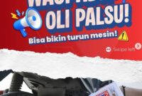Waspada Oli Palsu.