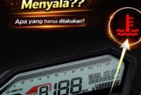 Indikator Suhu Menyala.