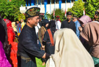 Gubernur NTB, Lalu Muhamad Iqbal saat menghadiri Hari Pendidikan Nasional 2026, di halaman Kantor Dinas Dikpora NTB, Sabtu (2/5/2026).