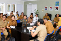 Suasana rapat koordinasi yang digelar Pejabat Pengelola Informasi dan Dokumentasi (PPID) Utama Pemprov NTB, pada Senin (11/5/2026).