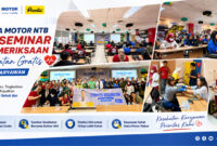 Suasana seminar kesehatan dan pemeriksaan kesehatan gratis bagi seluruh karyawan yang digelar Astra Motor NTB bekerja sama dengan Prodia.