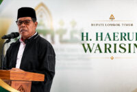 Bupati Lotim, H Haerul Warisin.