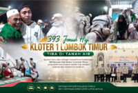 Suasana menyambut kedatangan dan serah terima sebanyak 393 jemaah haji Kloter 1 asal Kabupaten Lombok Timur yang tiba kembali di Tanah Air, yang disambut di Aula Bir Ali 2 Asrama Haji Embarkasi Lombok, Selasa (2/6/2026).