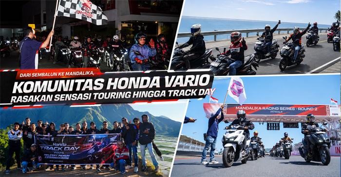 Perjalanan menyusuri jalur pegunungan Sembalun hingga memacu adrenalin di lintasan Sirkuit Mandalika menjadi pengalaman yang tak terlupakan bagi komunitas Honda Vario dalam gelaran Honda Track Day 2026 Seri 2 yang diselenggarakan Astra Motor NTB.