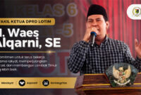 Wakil Ketua DPRD Lotim, M. Waes Alqarni, SE.