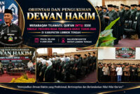 Suasana pengukuhan Dewan Hakim MTQ XXXI Tingkat Provinsi NTB Tahun 2026, di Ballroom Kantor Bupati Lombok Tengah, Praya, Selasa (9/6/2026).
