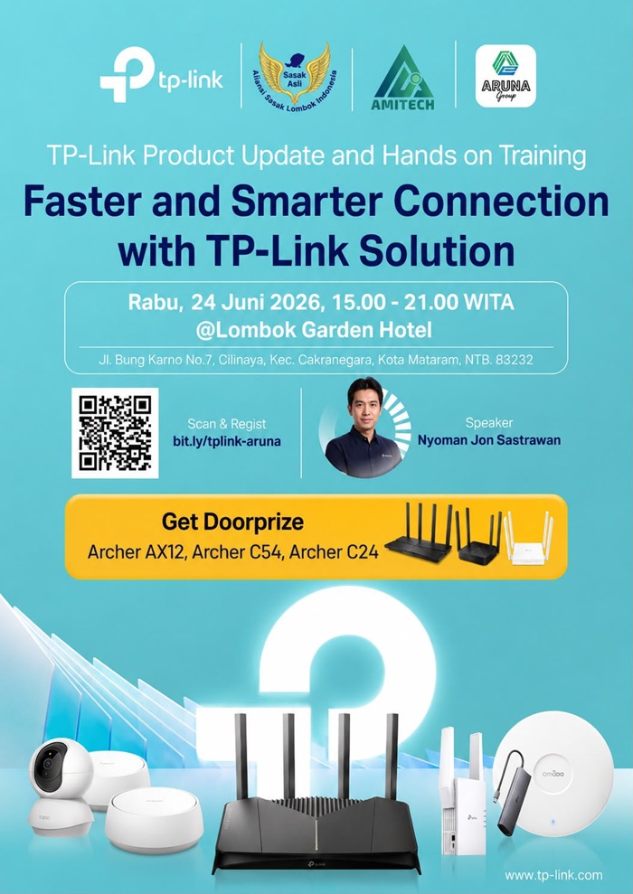 TP-Link Indonesia Gelar Hands-on Training di Lombok.