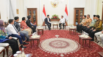 Asosiasi Jaringan Beasiswa Indonesia (AJBI) atau Forum Beasiswa Indonesia saat menggelar audiensi strategis dengan Wapres RI, Gibran Rakabuming Raka, di Istana Wakil Presiden, Jakarta Pusat, pada Rabu (22/7/2026).