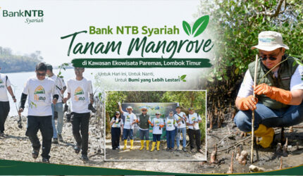 Bank NTB Syariah Tanam Mangrove