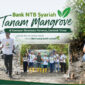 Bank NTB Syariah tanam mangrove di kawasan ekowisata Paremas, Kabupaten Lombok Timur.