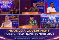 Suasana pembukaan Indonesia Government Public Relations (IGPR) Summit 2026, di Hotel Lombok Plaza Mataram, pada Senin (27/7/2026).