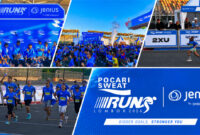 Suasana event Pocari Sweat Run Lombok 2026 yang berlangsung di kawasan The Mandalika, Kabupaten Lombok Tengah (Loteng), pada Sabtu (11/7/2026).