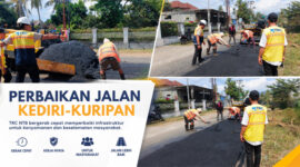 Tim Reaksi Cepat (TRC) Infrastruktur NTB yang baru dibentuk langsung bergerak memperbaiki ruas jalan penghubung Desa Kediri-Desa Kuripan, Kabupaten Lombok Barat, dengan alokasi anggaran pemeliharaan rutin sebesar Rp700 juta.