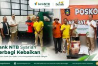 Bank NTB Syariah bergerak cepat menyalurkan bantuan kepada masyarakat terdampak kebakaran di Desa Adat Sade, Dusun Sade, Desa Rambitan, Kecamatan Pujut, Kabupaten Lombok Tengah.
